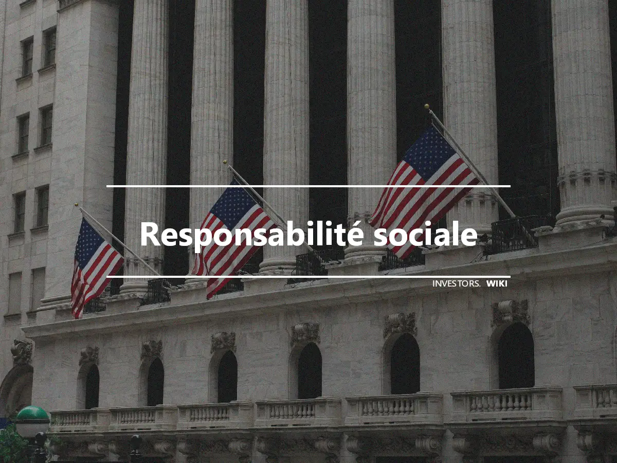 Responsabilité sociale