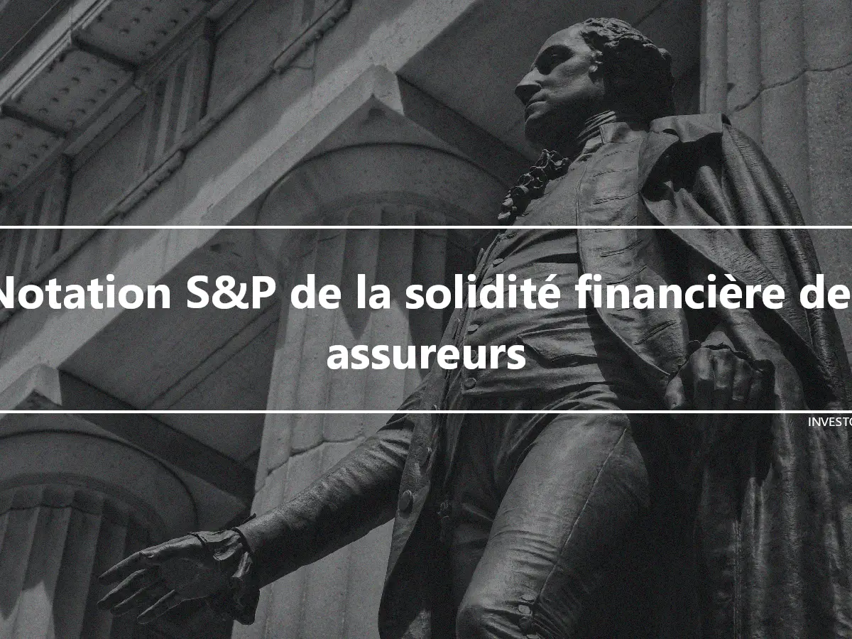 Notation S&P de la solidité financière des assureurs