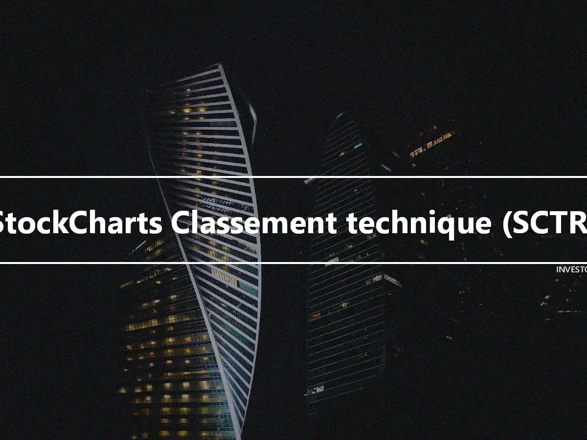 StockCharts Classement technique (SCTR)