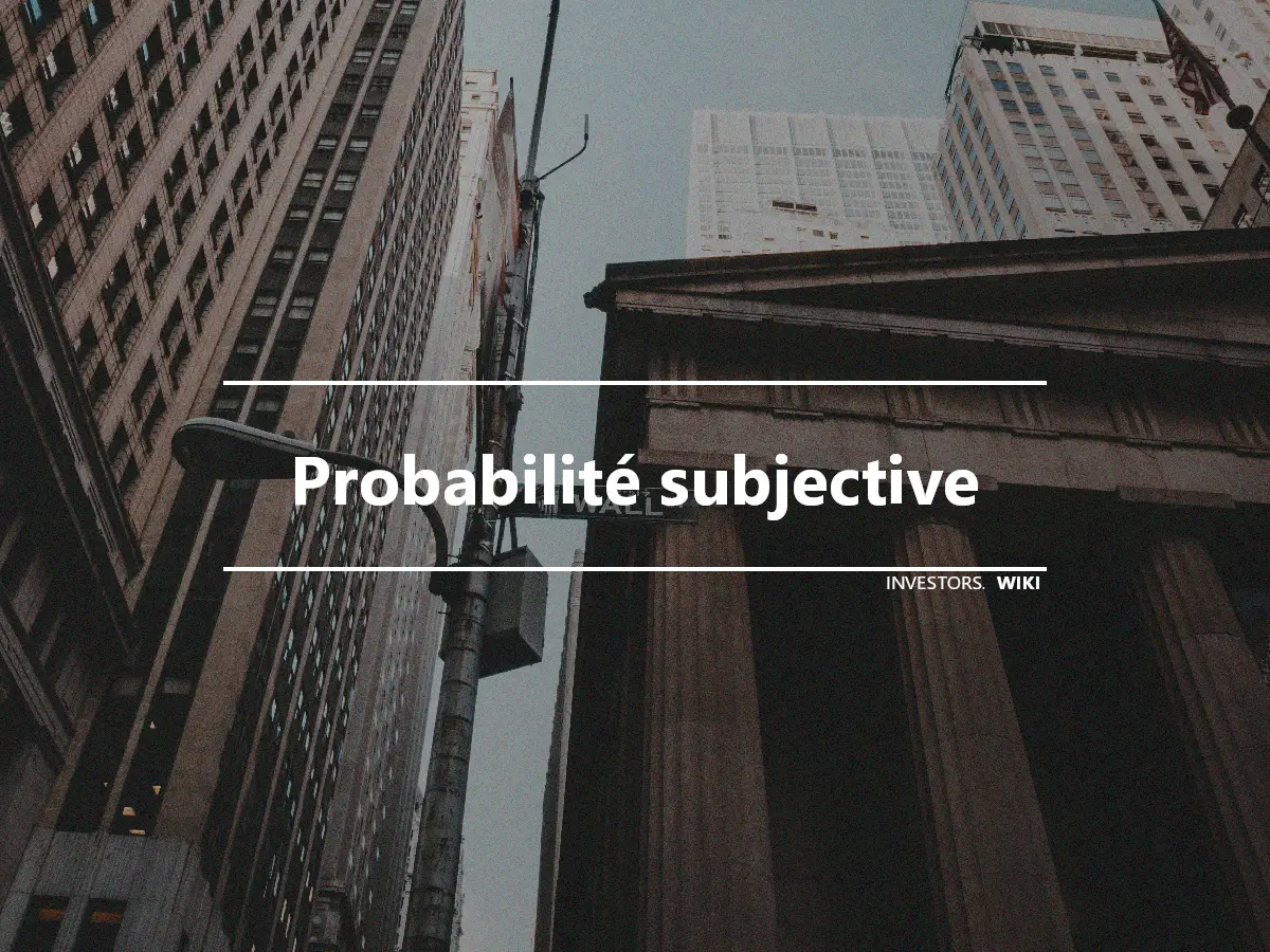 Probabilité subjective