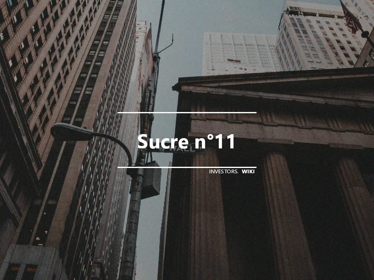 Sucre n°11