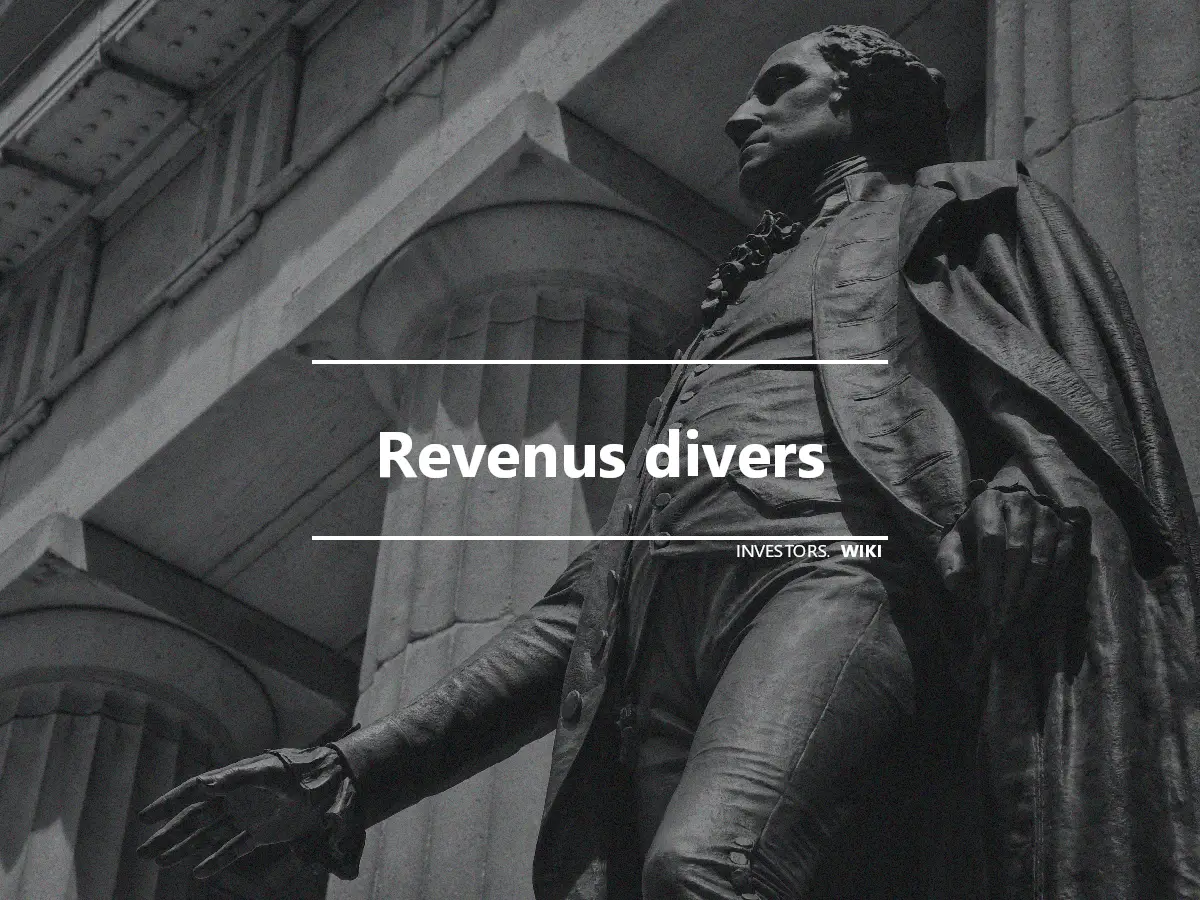 Revenus divers