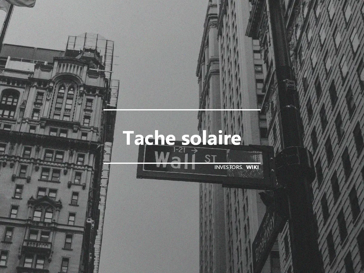 Tache solaire