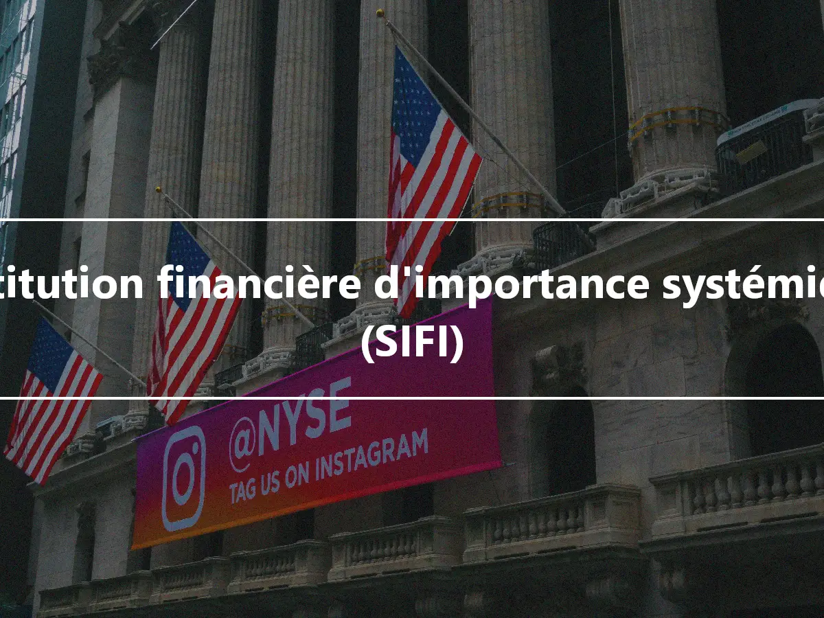 Institution financière d'importance systémique (SIFI)