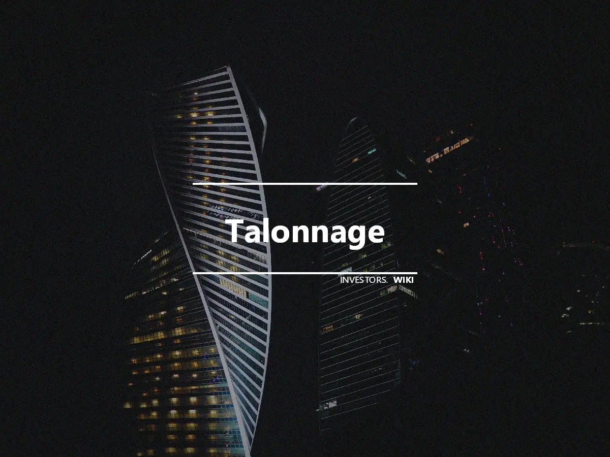 Talonnage