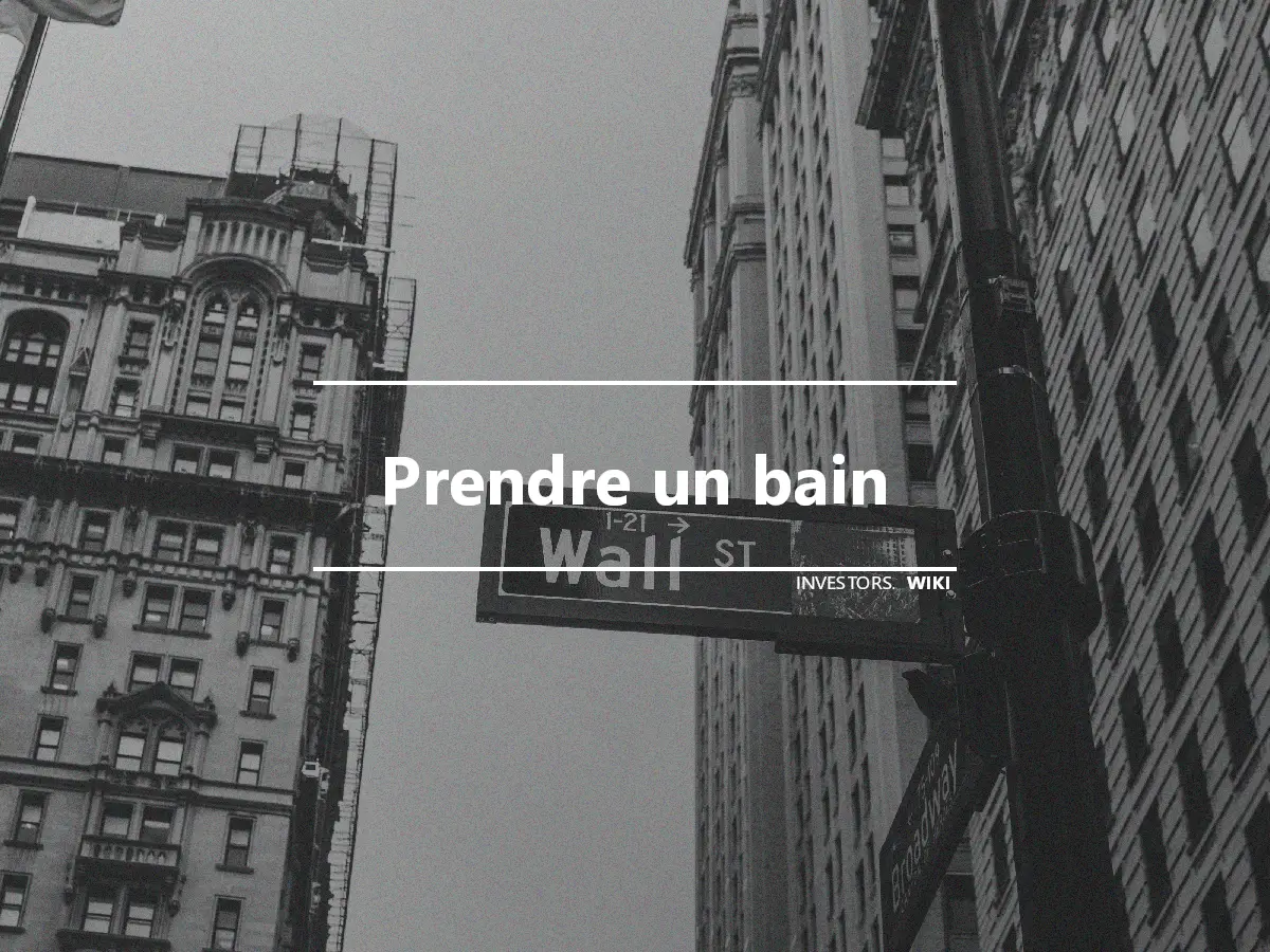 Prendre un bain