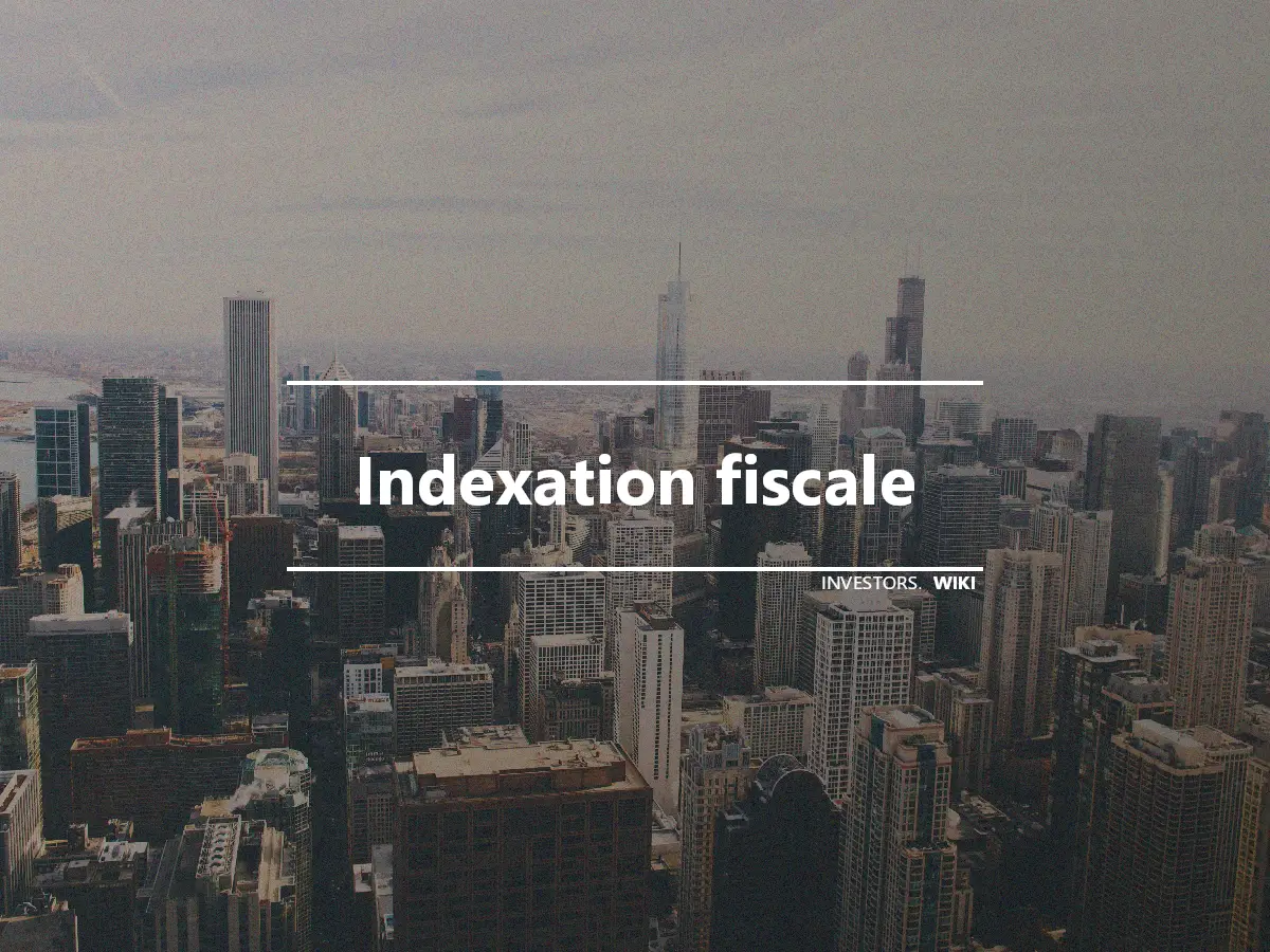 Indexation fiscale