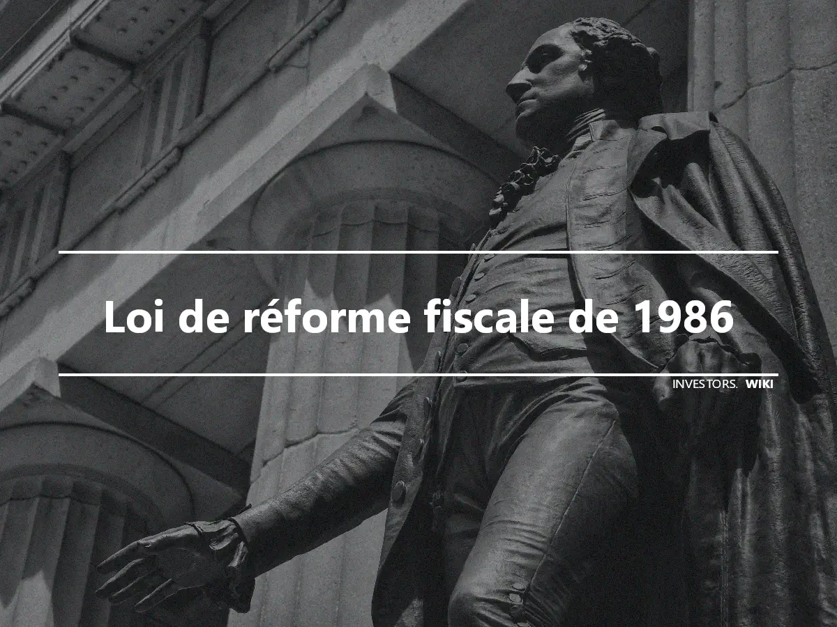Loi de réforme fiscale de 1986