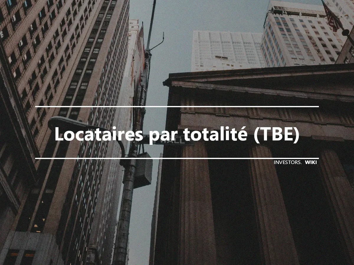 Locataires par totalité (TBE)