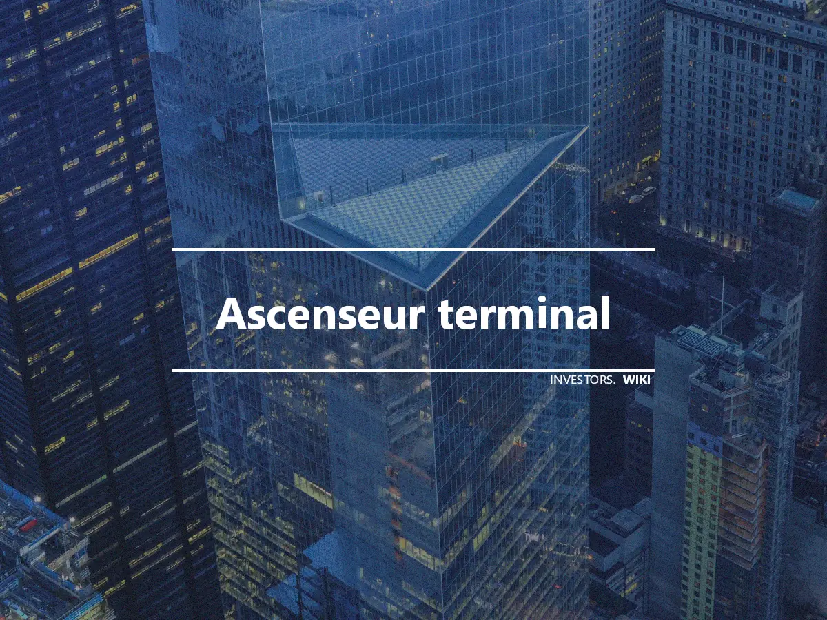 Ascenseur terminal