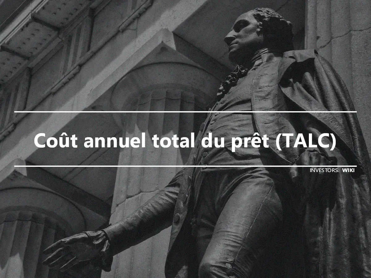 Coût annuel total du prêt (TALC)