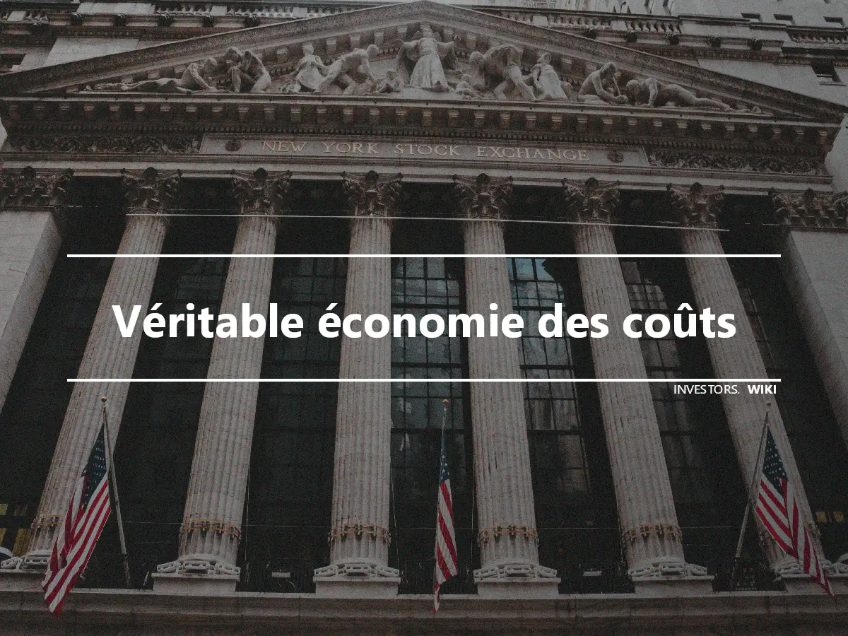 Véritable économie des coûts