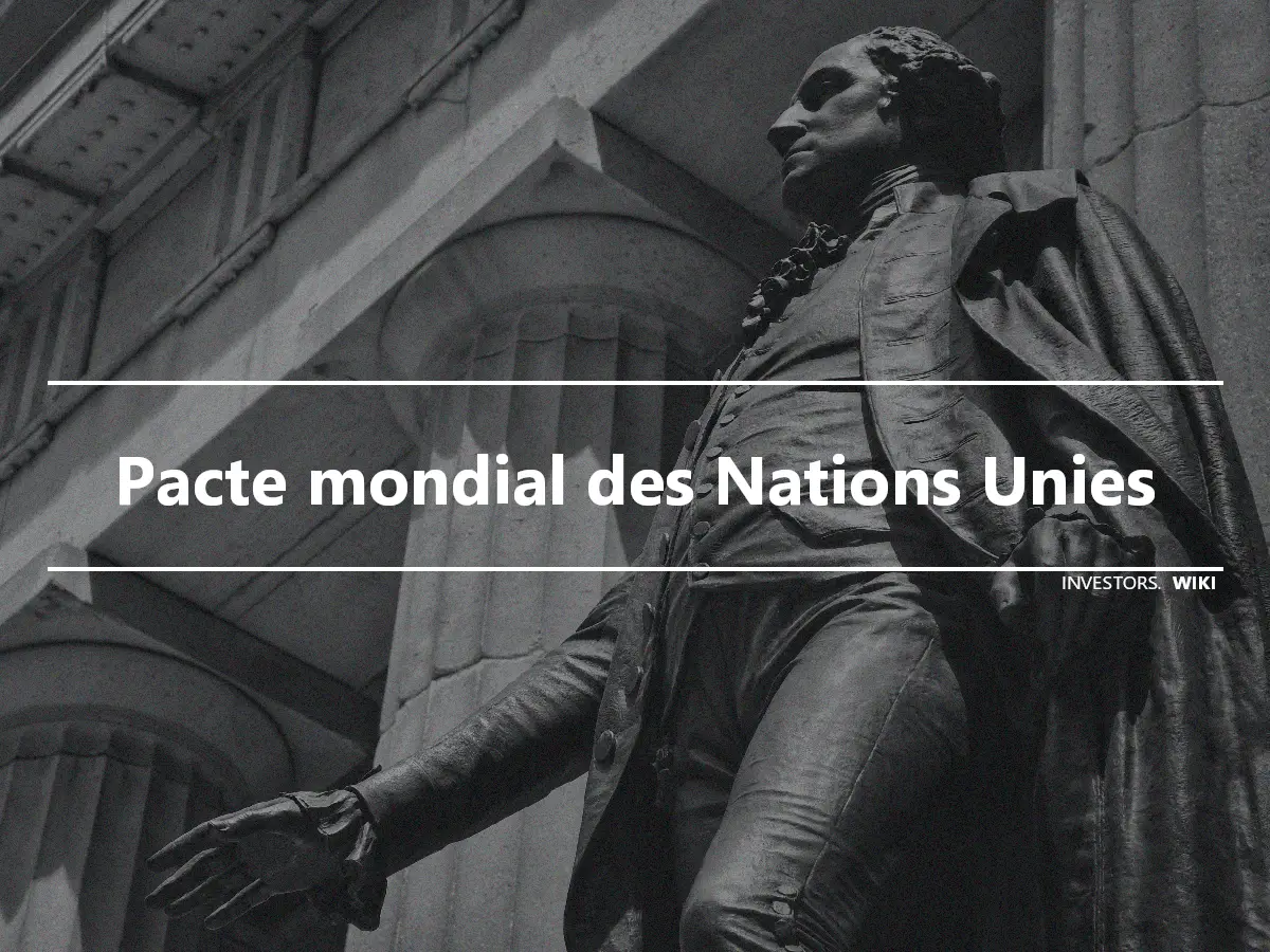 Pacte mondial des Nations Unies