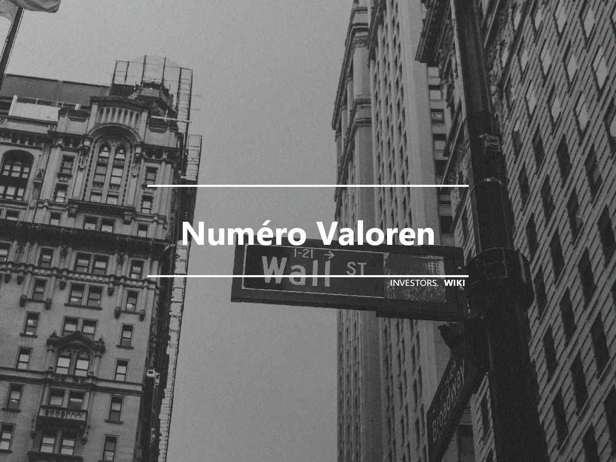 Numéro Valoren