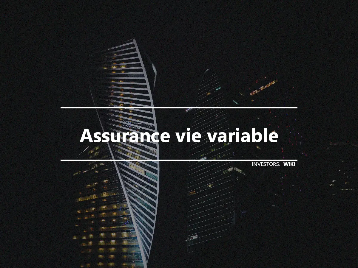 Assurance vie variable