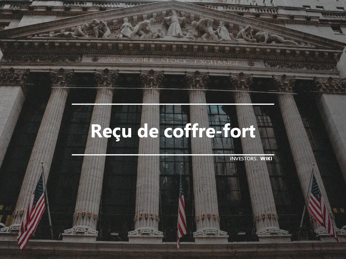 Reçu de coffre-fort