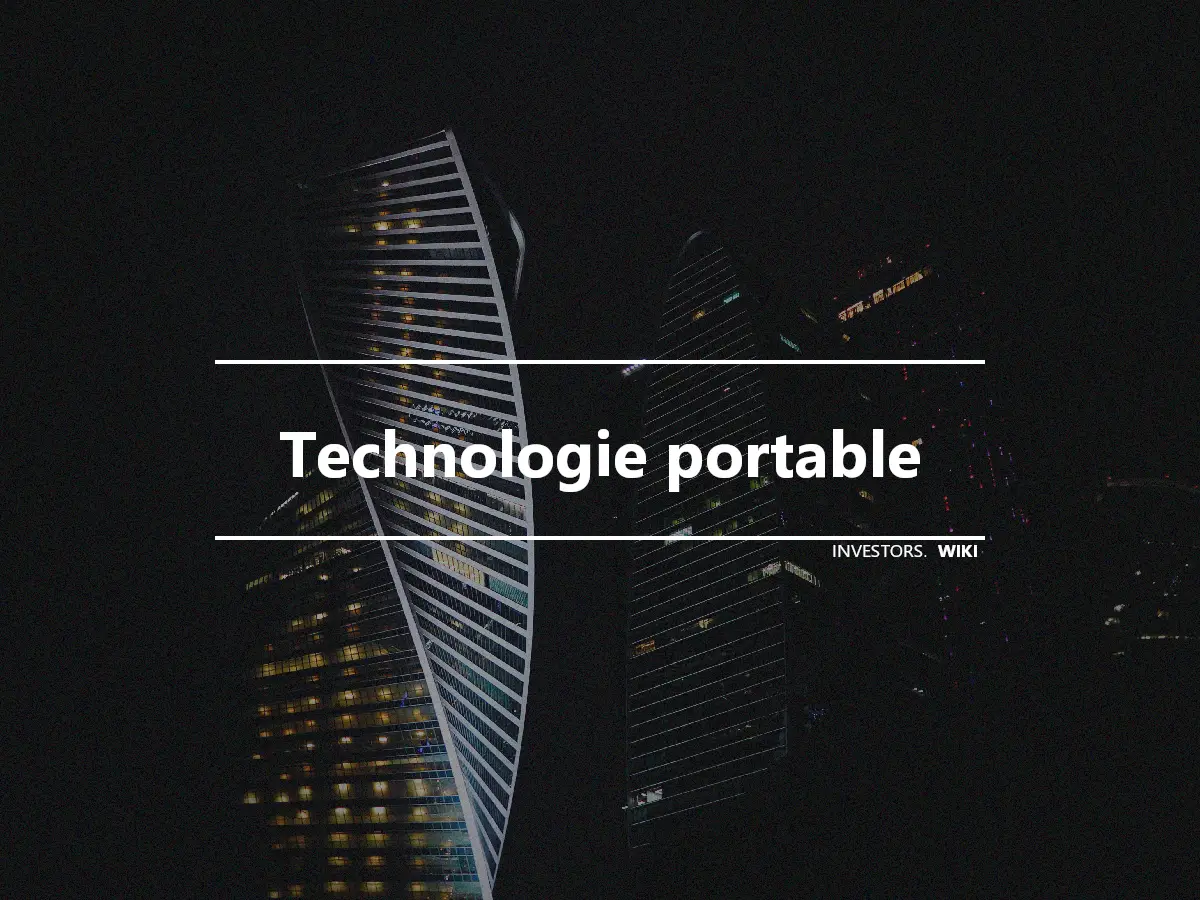 Technologie portable