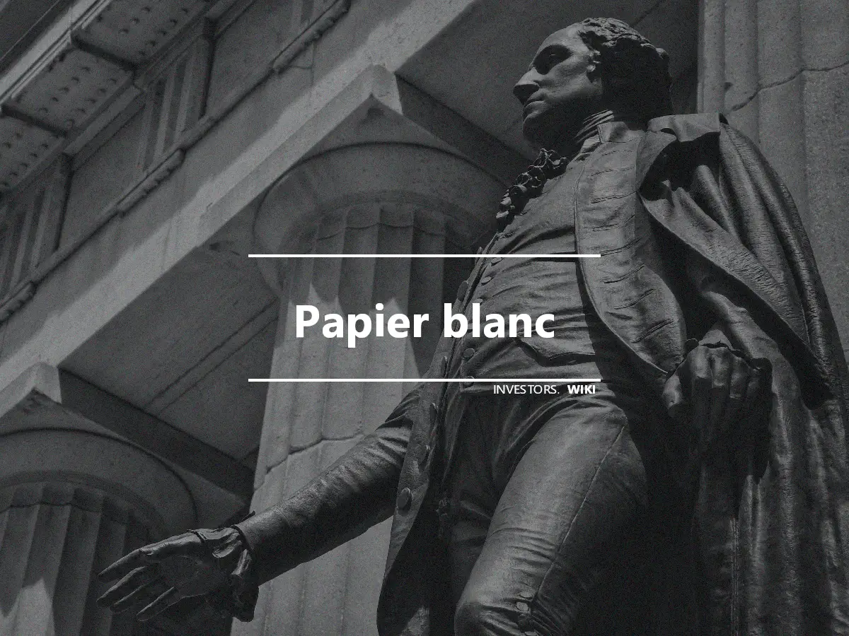 Papier blanc