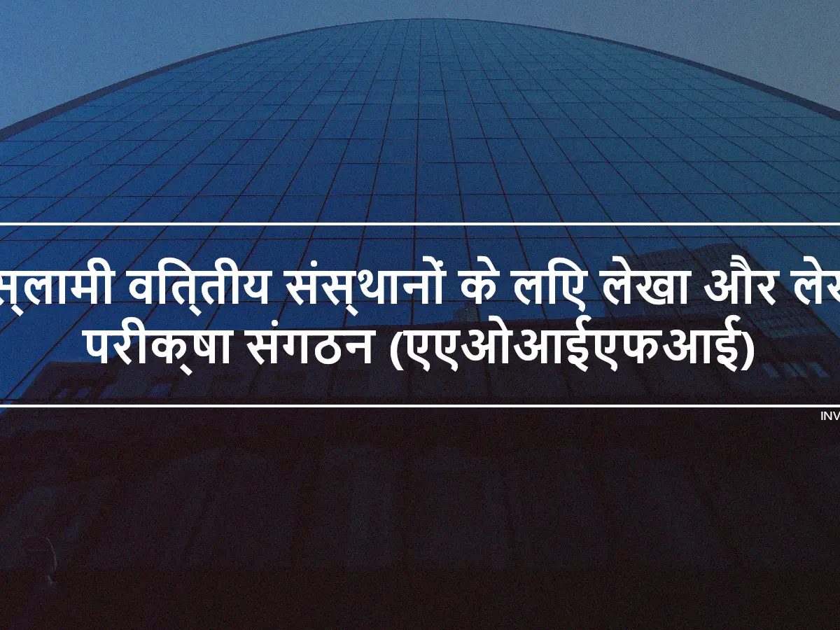 इस्लामी वित्तीय संस्थानों के लिए लेखा और लेखा परीक्षा संगठन (एएओआईएफआई)