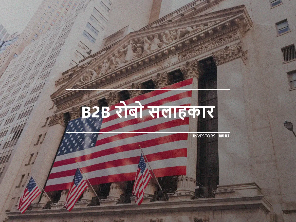 B2B रोबो सलाहकार