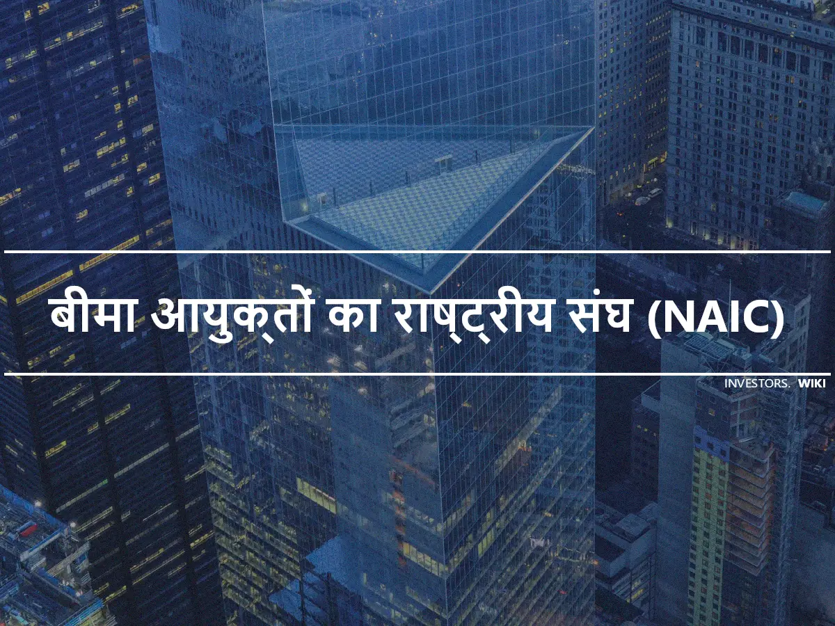 बीमा आयुक्तों का राष्ट्रीय संघ (NAIC)