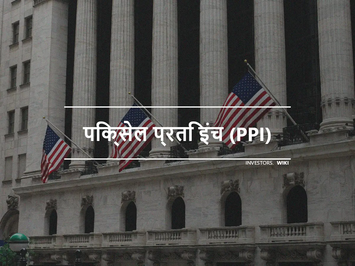 पिक्सेल प्रति इंच (PPI)