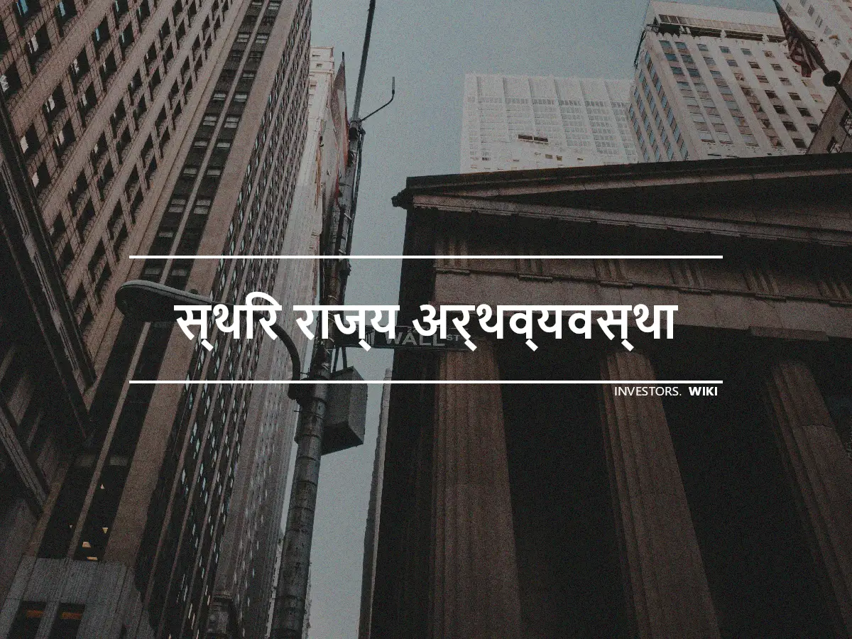 स्थिर राज्य अर्थव्यवस्था