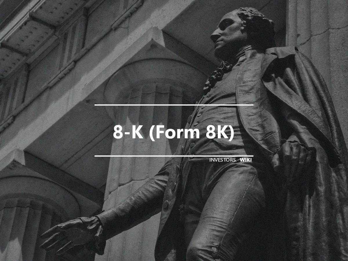 8-K (Form 8K)