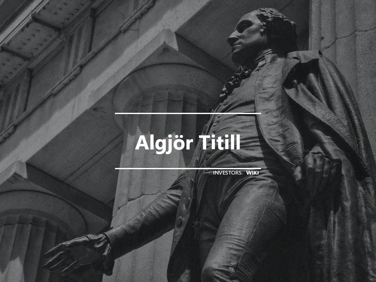 Algjör Titill