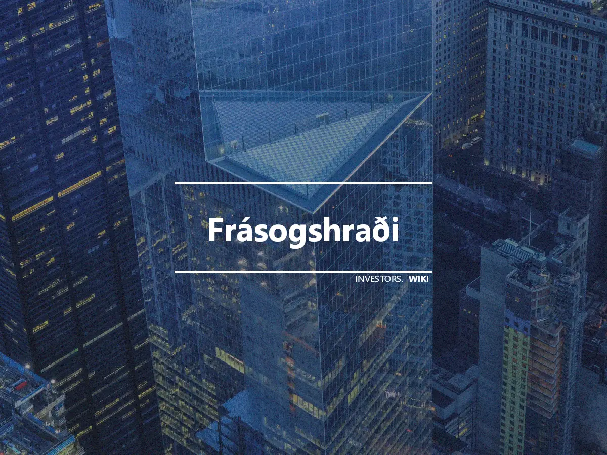 Frásogshraði