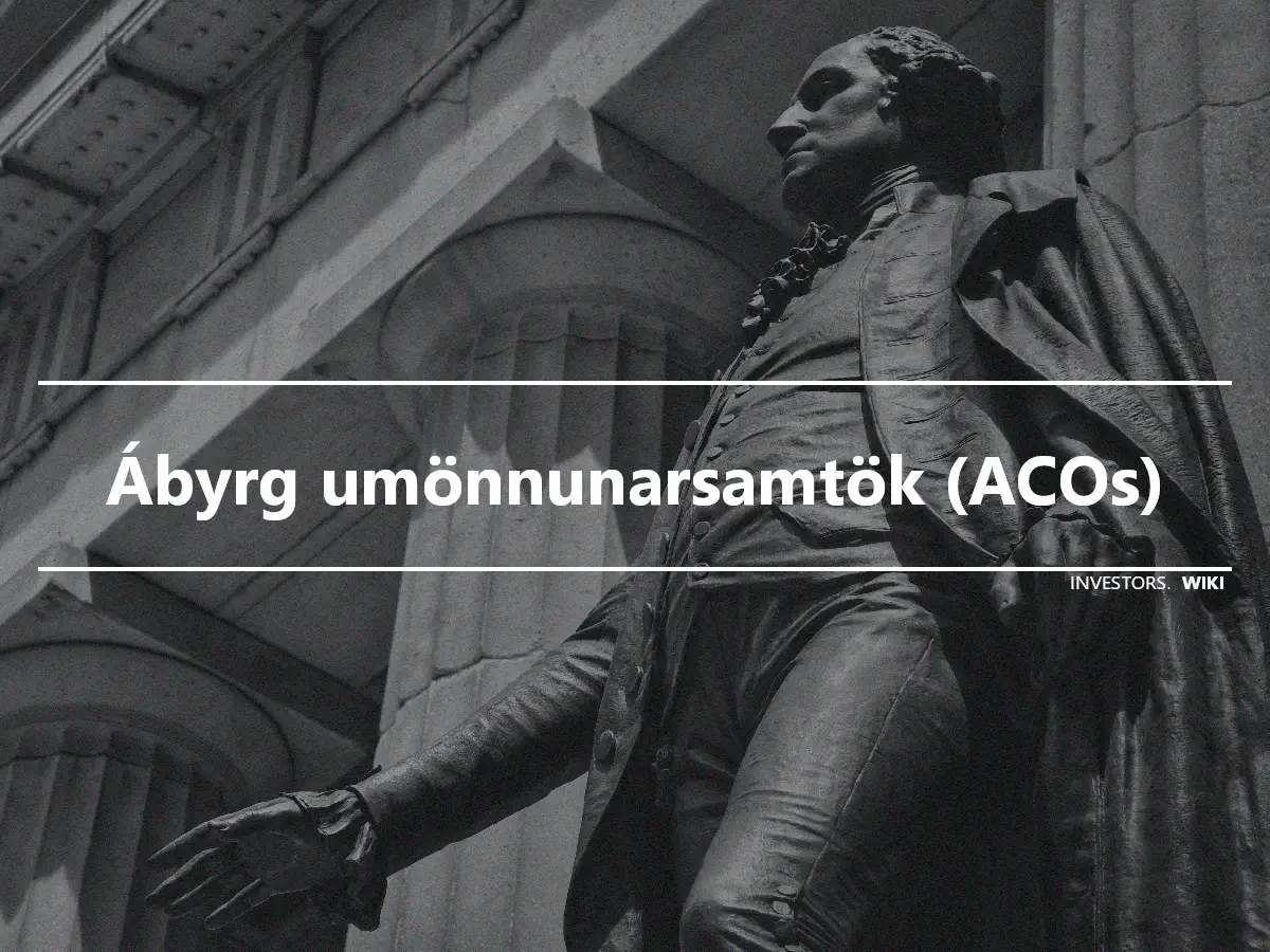 Ábyrg umönnunarsamtök (ACOs)