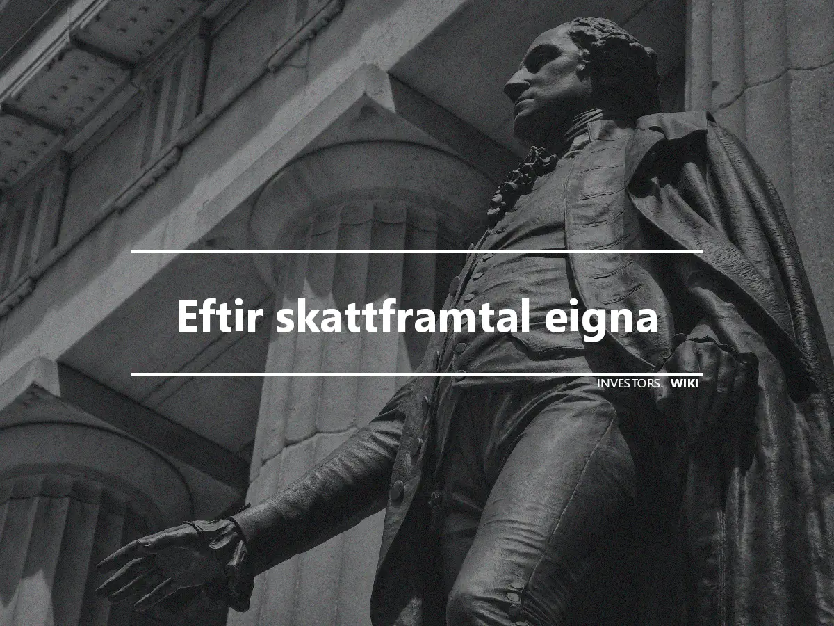 Eftir skattframtal eigna