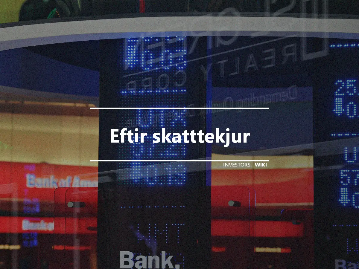 Eftir skatttekjur