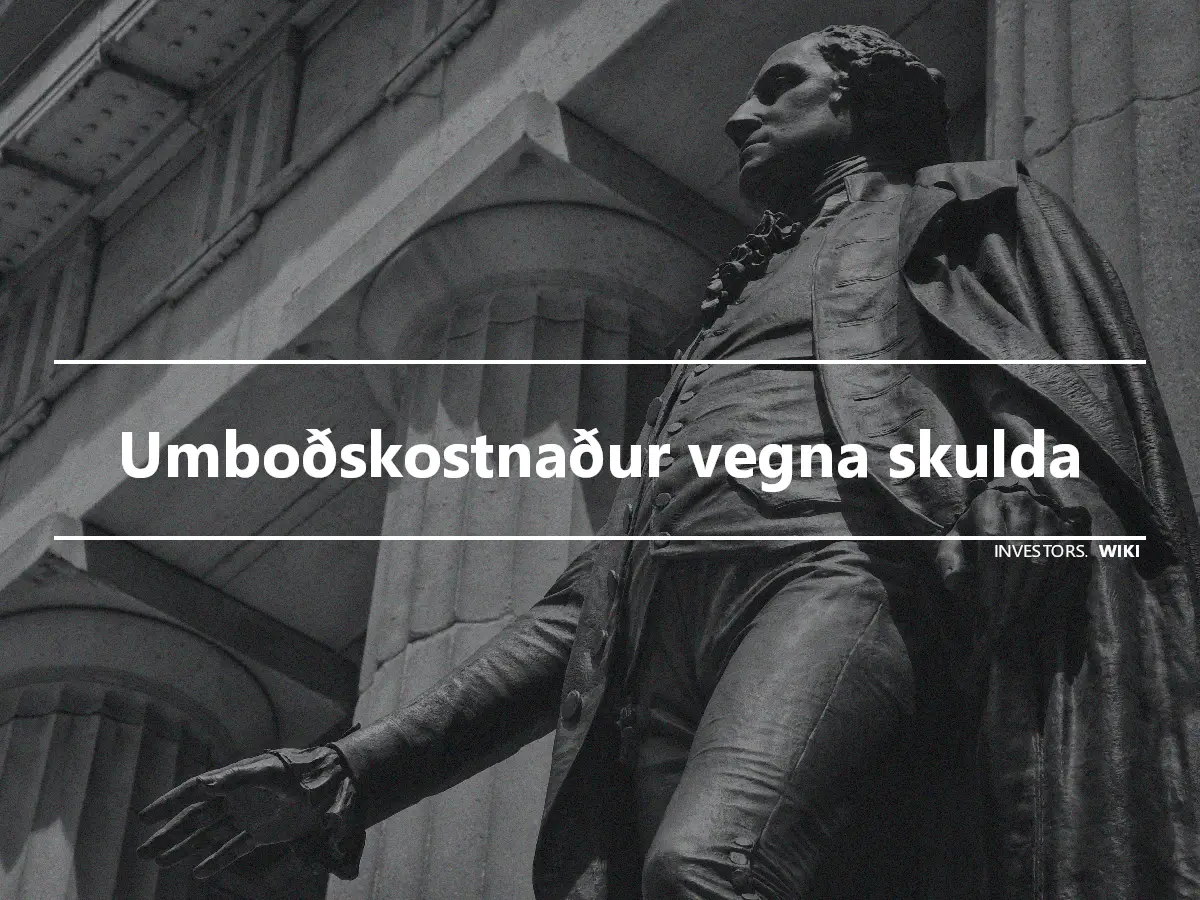 Umboðskostnaður vegna skulda