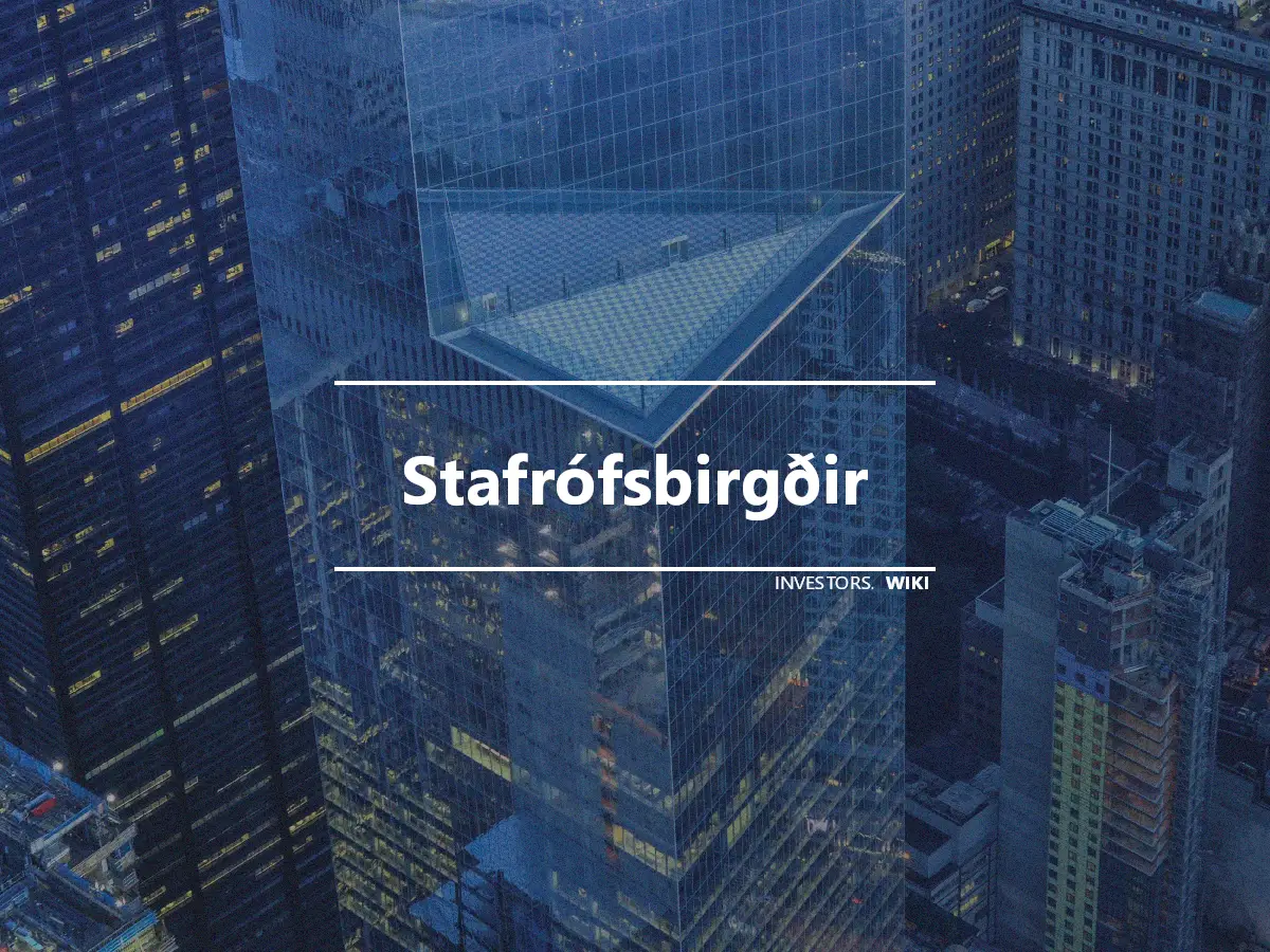 Stafrófsbirgðir