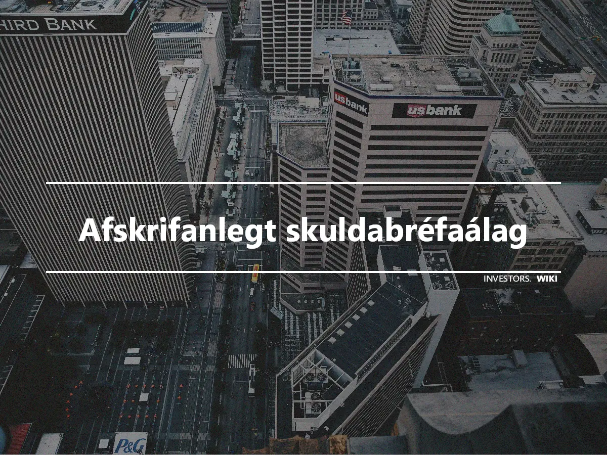 Afskrifanlegt skuldabréfaálag