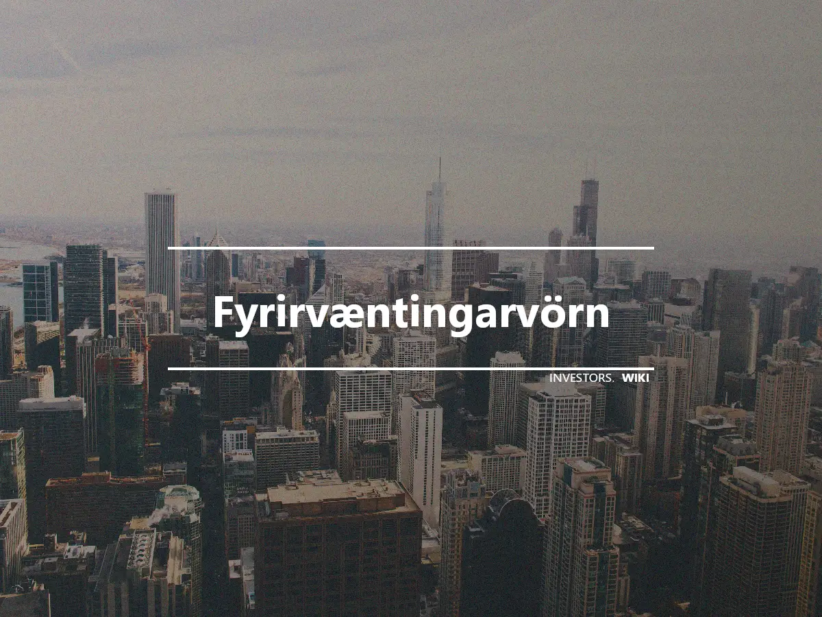 Fyrirvæntingarvörn