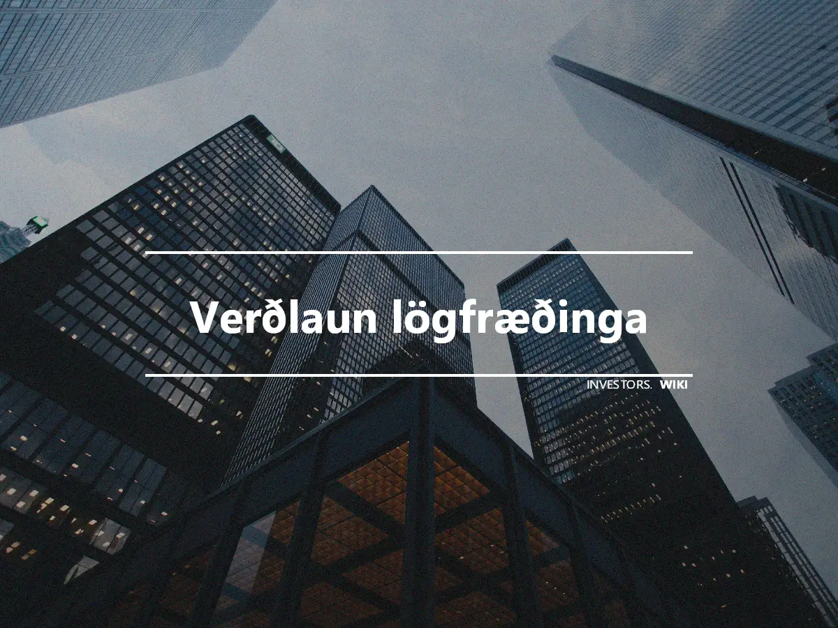 Verðlaun lögfræðinga