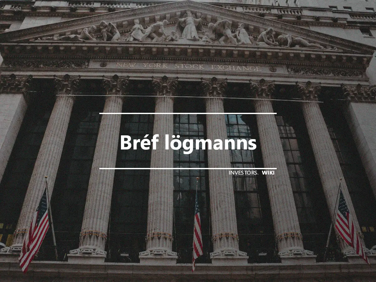 Bréf lögmanns