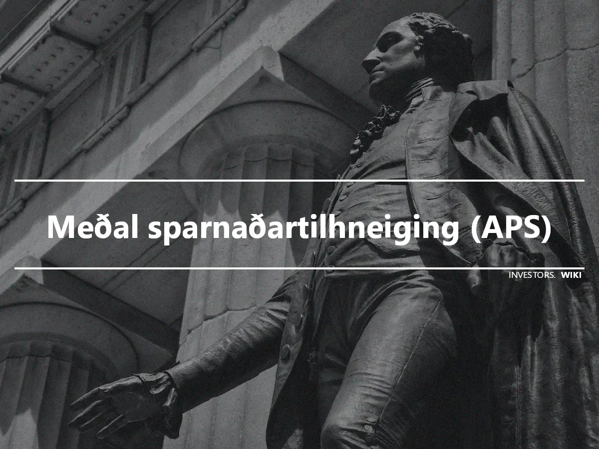 Meðal sparnaðartilhneiging (APS)