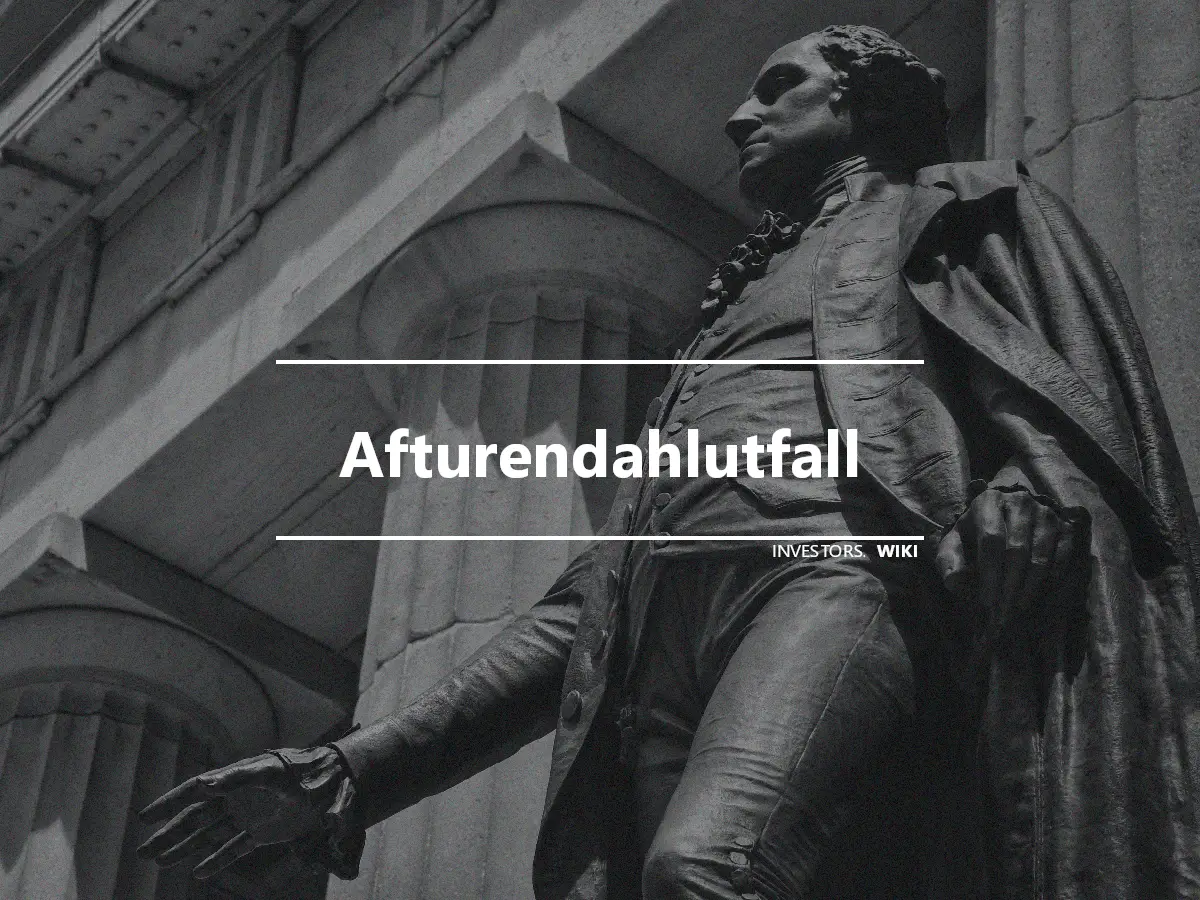 Afturendahlutfall