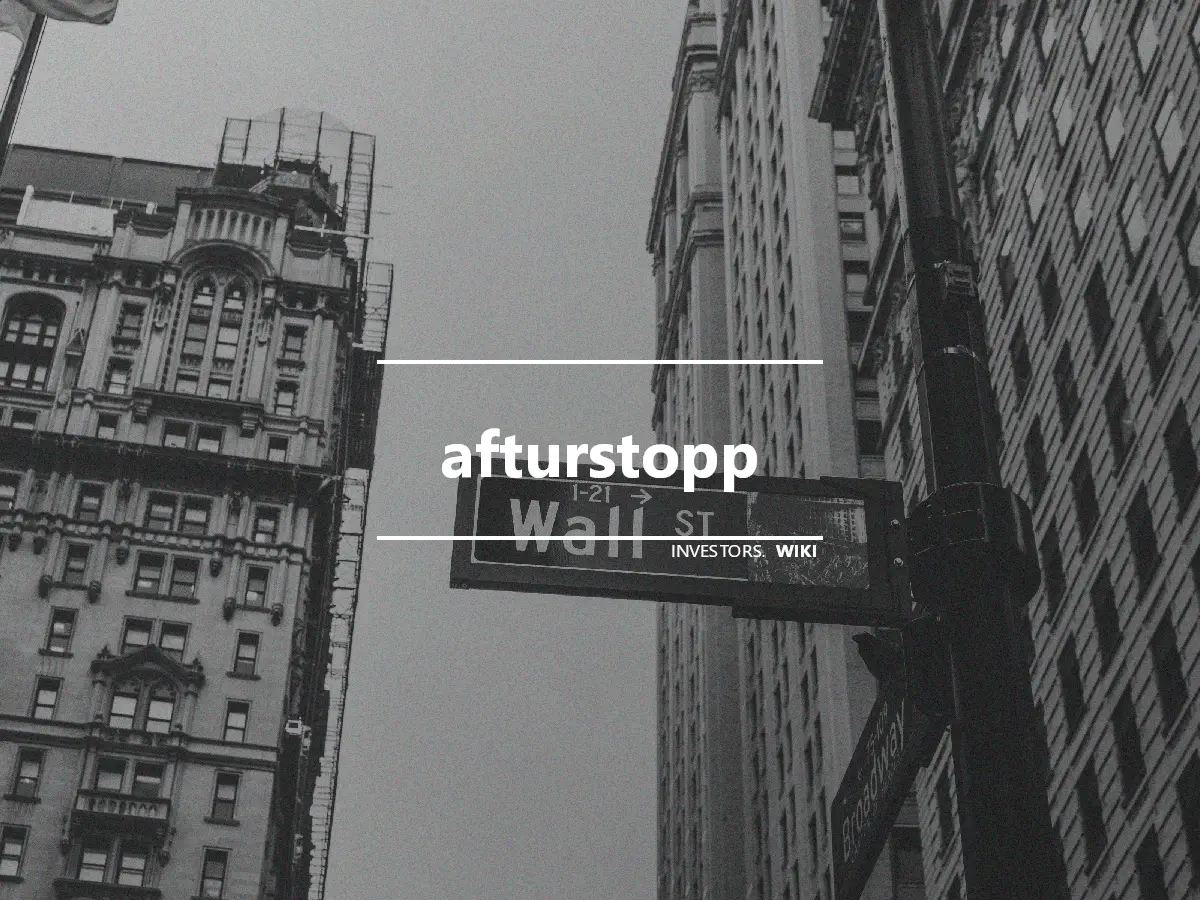 afturstopp