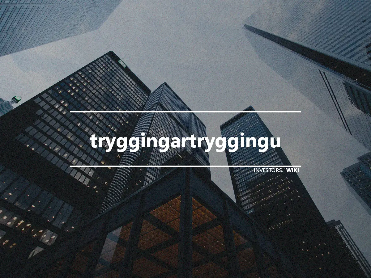 tryggingartryggingu