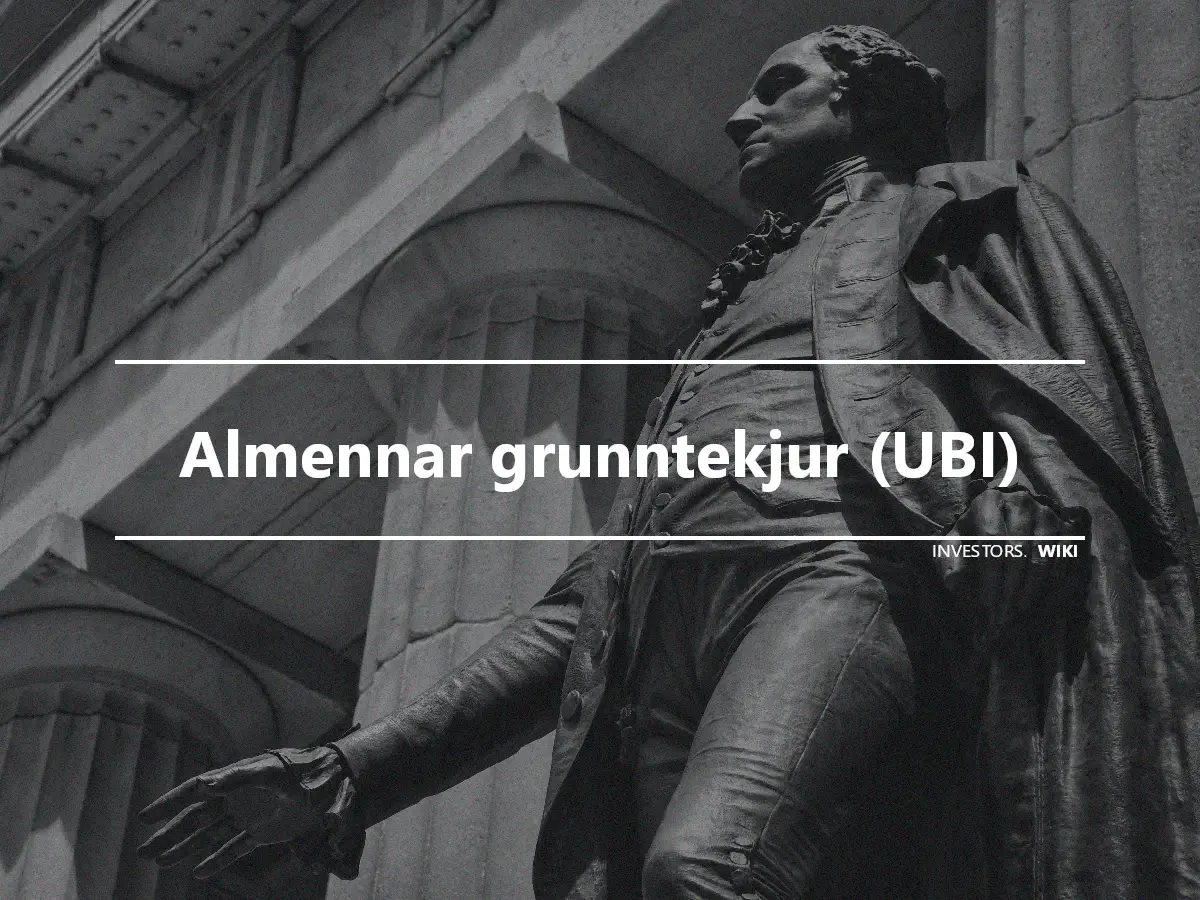 Almennar grunntekjur (UBI)