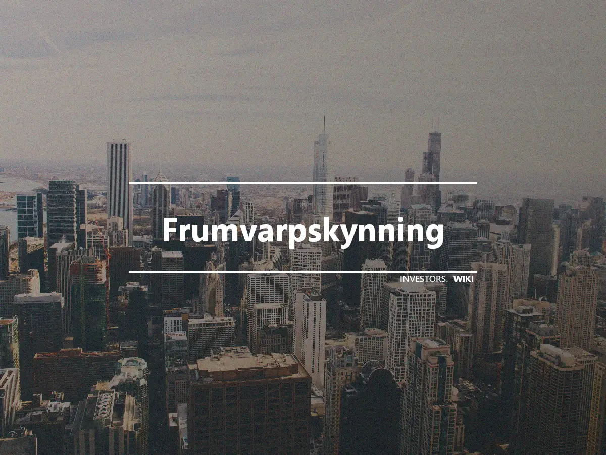 Frumvarpskynning