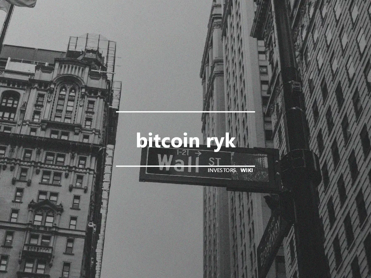 bitcoin ryk