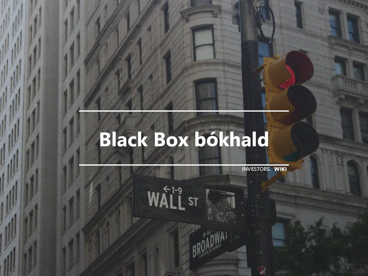 Black Box bókhald