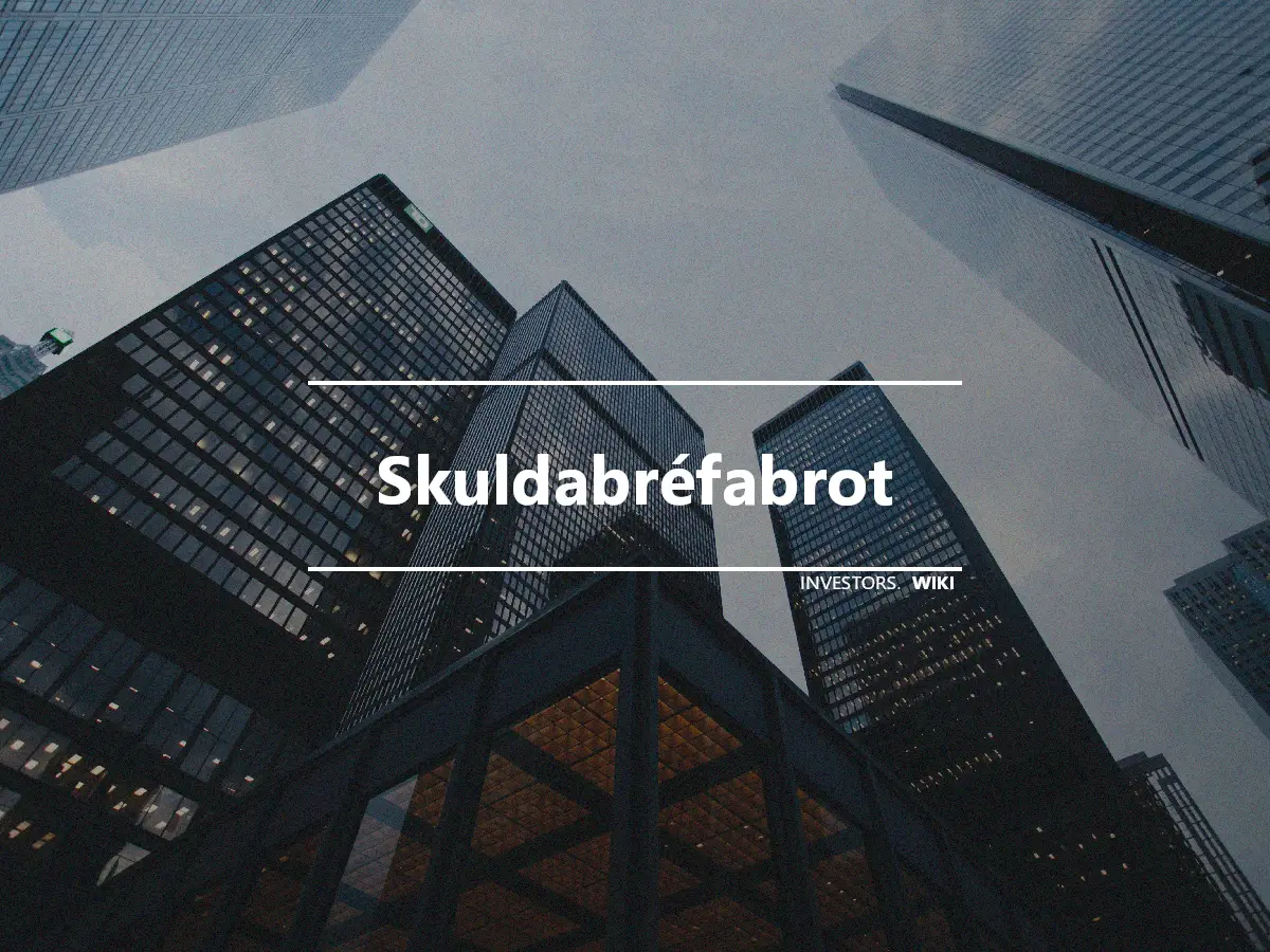 Skuldabréfabrot