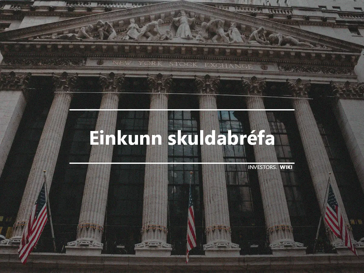 Einkunn skuldabréfa