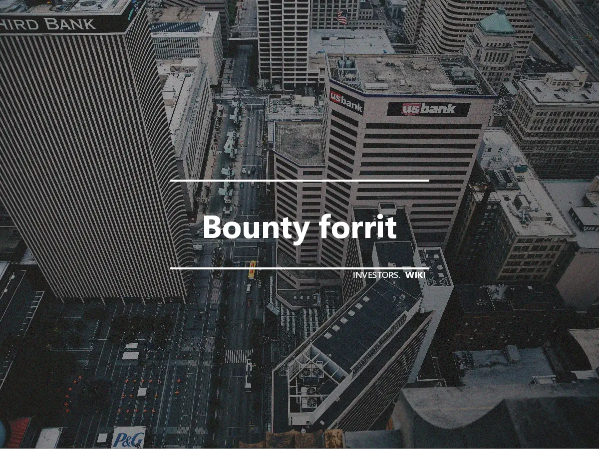 Bounty forrit